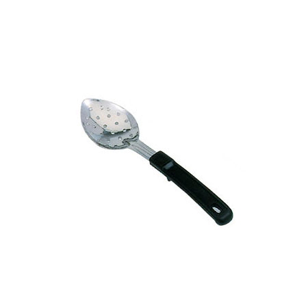 11" Stainless Steel Perforated Basting Spoon with Stop-Hook Handle