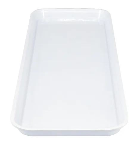 26″ x 9″ x 3/4″ White Market Tray
