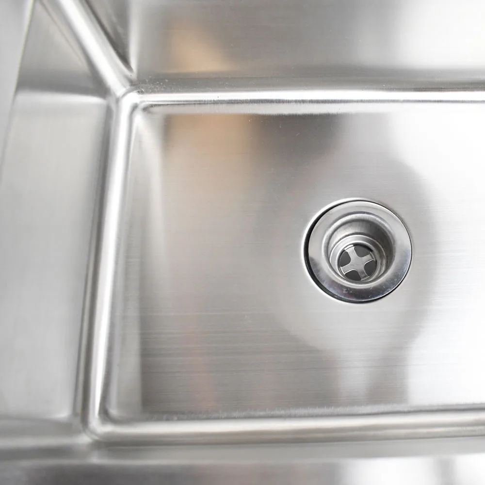 Fabricated Hand Sink with Knee Valve Assembly
