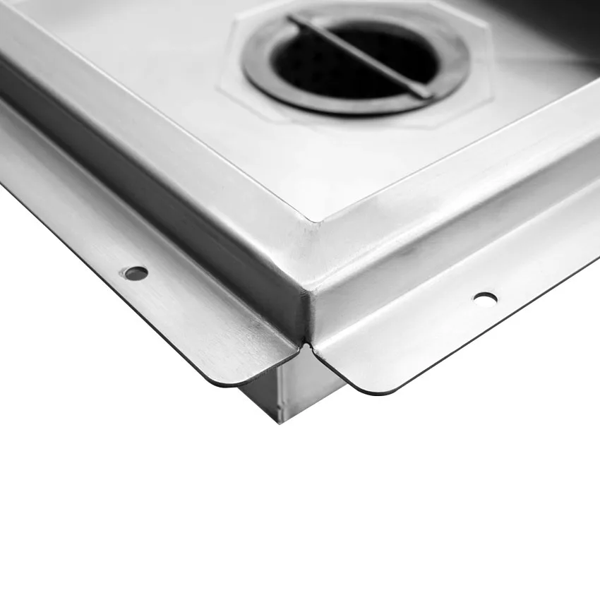 18″ x 18″ Floor Drain with Stainless Steel Grating Bar