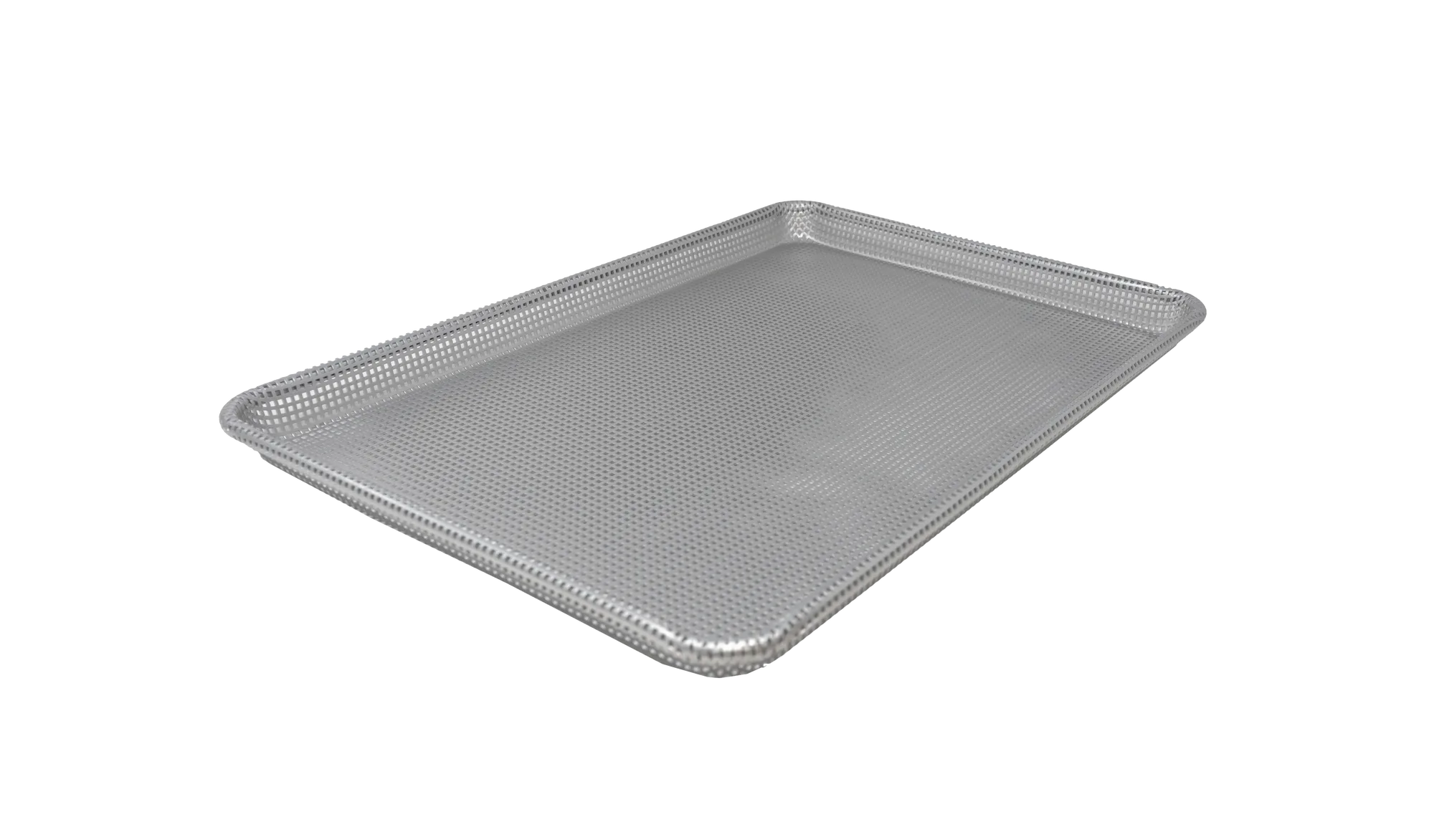 13" x 18" 16-Gauge (1.2 mm) Fully Perforated Aluminum Bun Pan