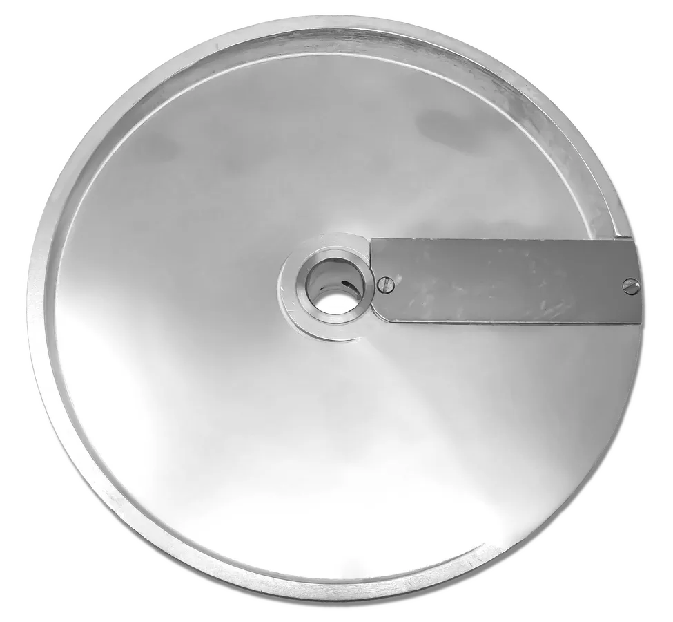 Straight Slicing Disc: 10 mm for item 10835, 10927 and 19476 Food Processors