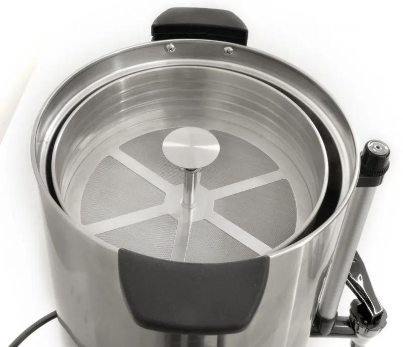 6.3L / 1.66 Gallon Stainless Steel Coffee Percolator – 43 cups per hour