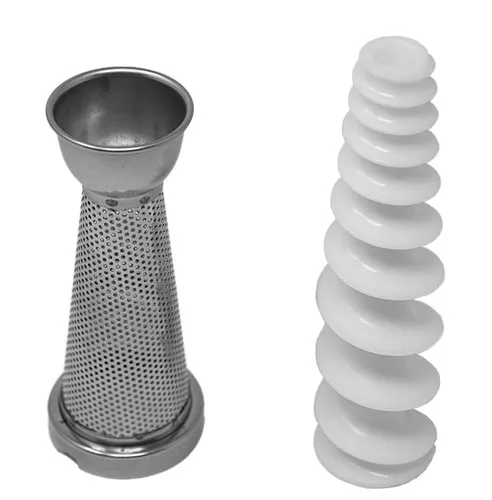 Light-Duty Electric Tomato Squeezer with Plastic Cover and 0.33 HP Motor