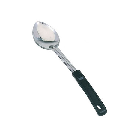 15" Stainless Steel Solid Basting Spoon with Stop-Hook Handle