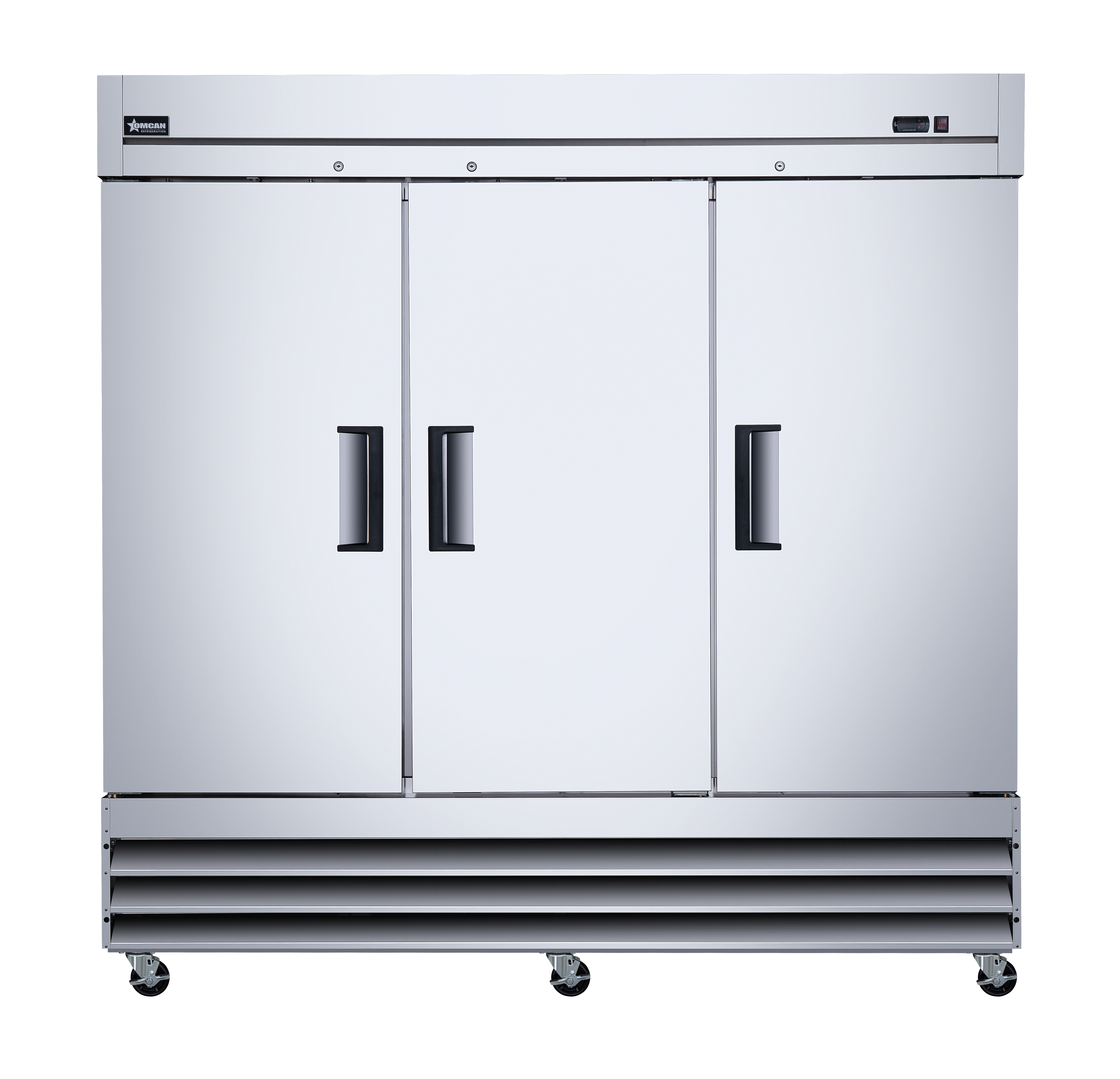 81″ Three (3) Door Reach-in Refrigerator, 72 cu.ft (2040 L), Stainless Steel