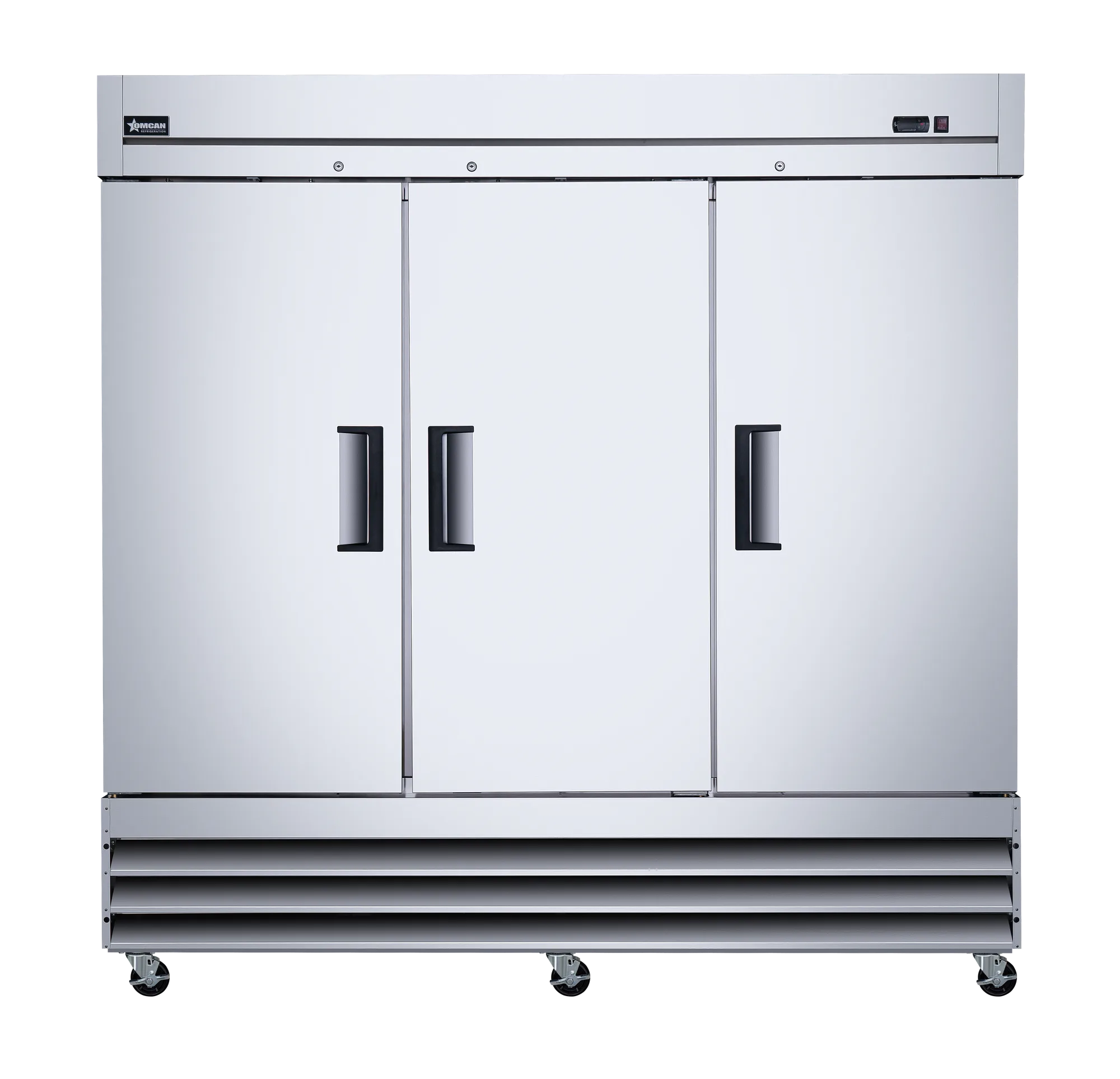 81″ Three (3) Door Reach-in Refrigerator, 72 cu.ft (2040 L), Stainless Steel