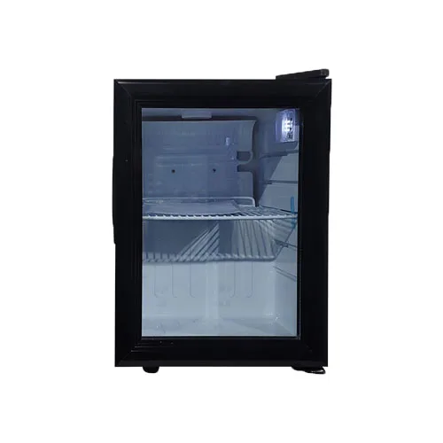 13″ One (1) Glass Door Countertop Display Refrigerator, 0.74 cu.ft. (21 L), Black