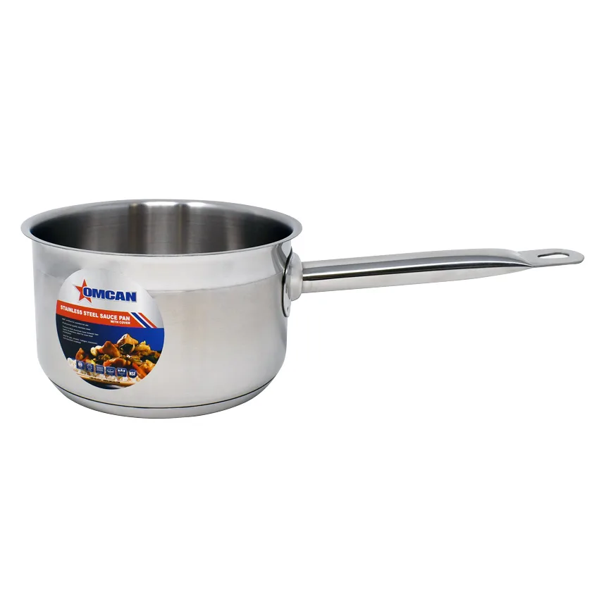 2 qt Stainless Steel Sauce Pan with Lid and Handle