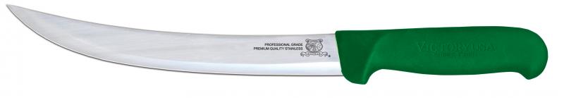 8" Breaking Knife with Green Super Fiber Handle
