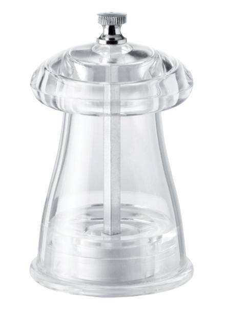 4" Crystal-shaped Salt Mill Acrylic Resin