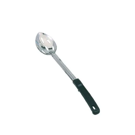 11" Stainless Steel Slotted Basting Spoon with Stop-Hook Handle