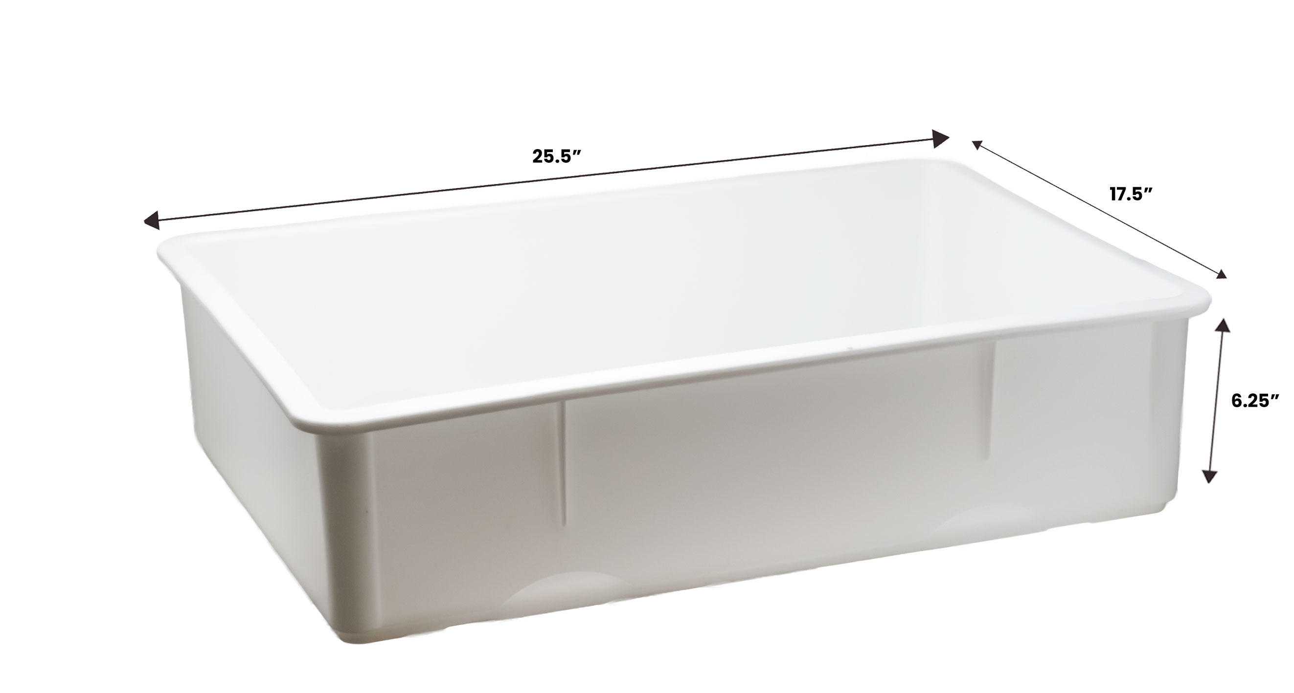 26″ x 18″ x 6″ Stackable Pizza Dough Proofing Box