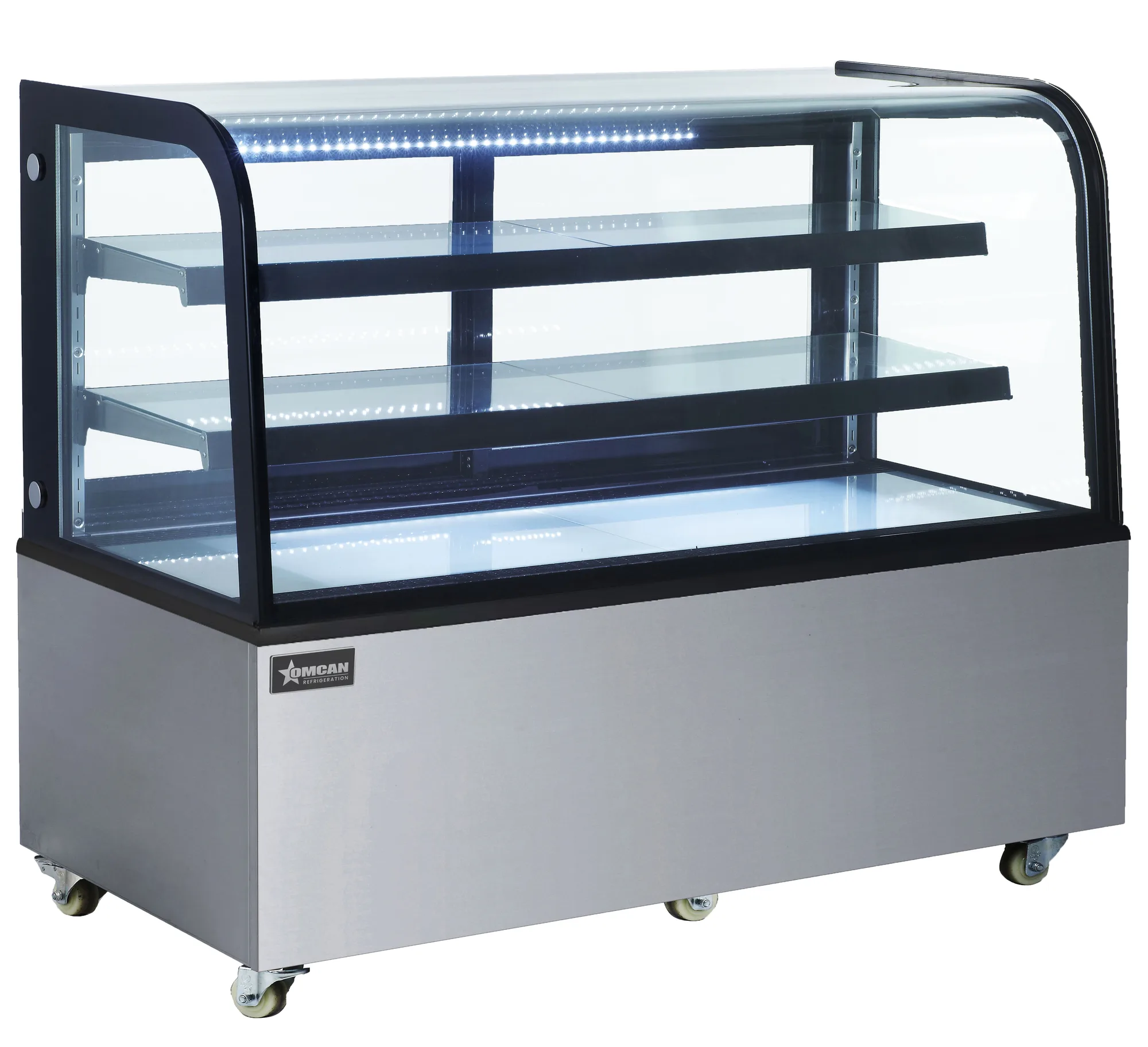 60" Two (2) Shelf Non-Refrigerated Dry Bakery Display Case, 18 cu.ft (500 L)