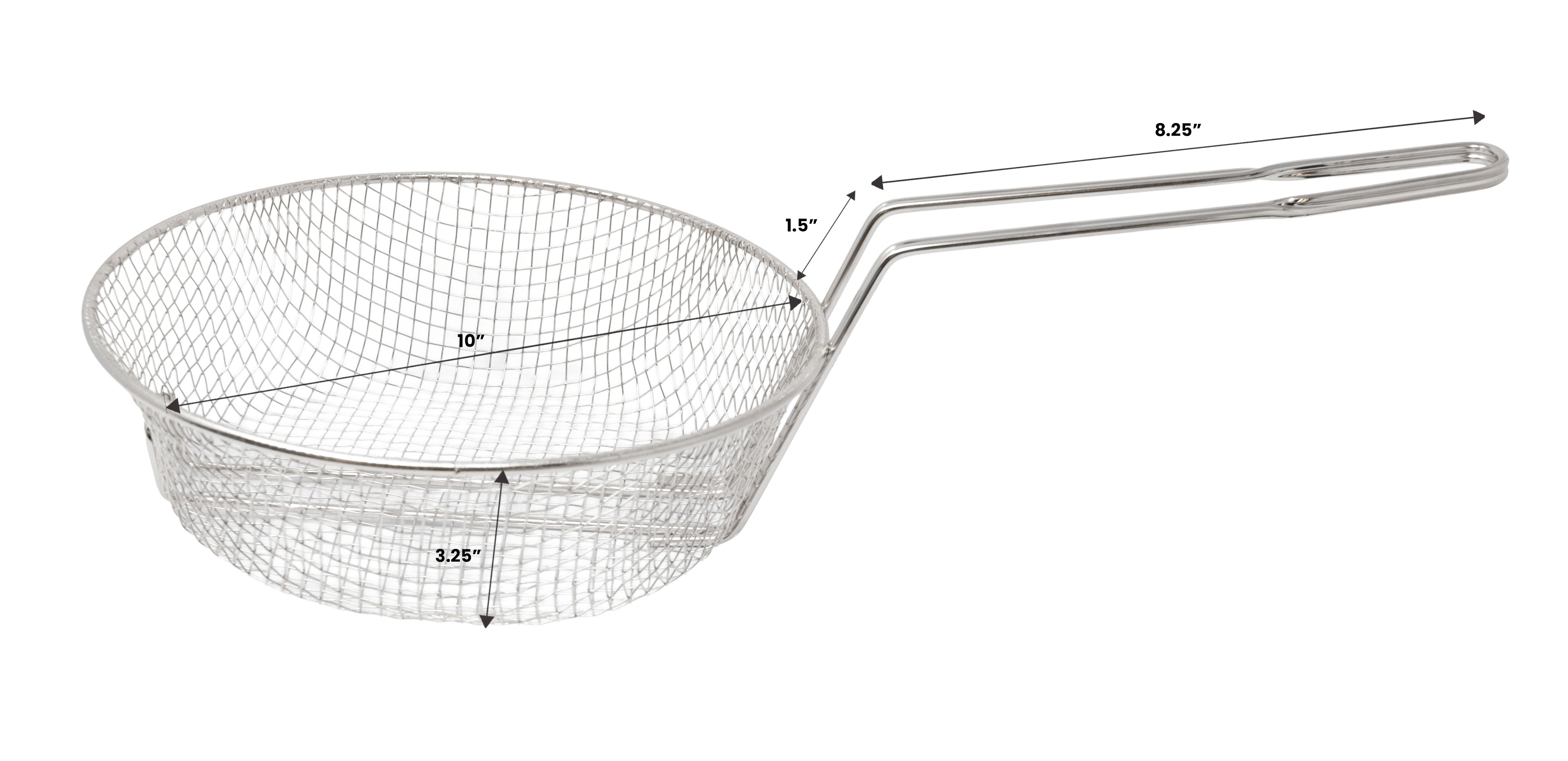 10″ x 3″ Culinary Basket Medium Mesh