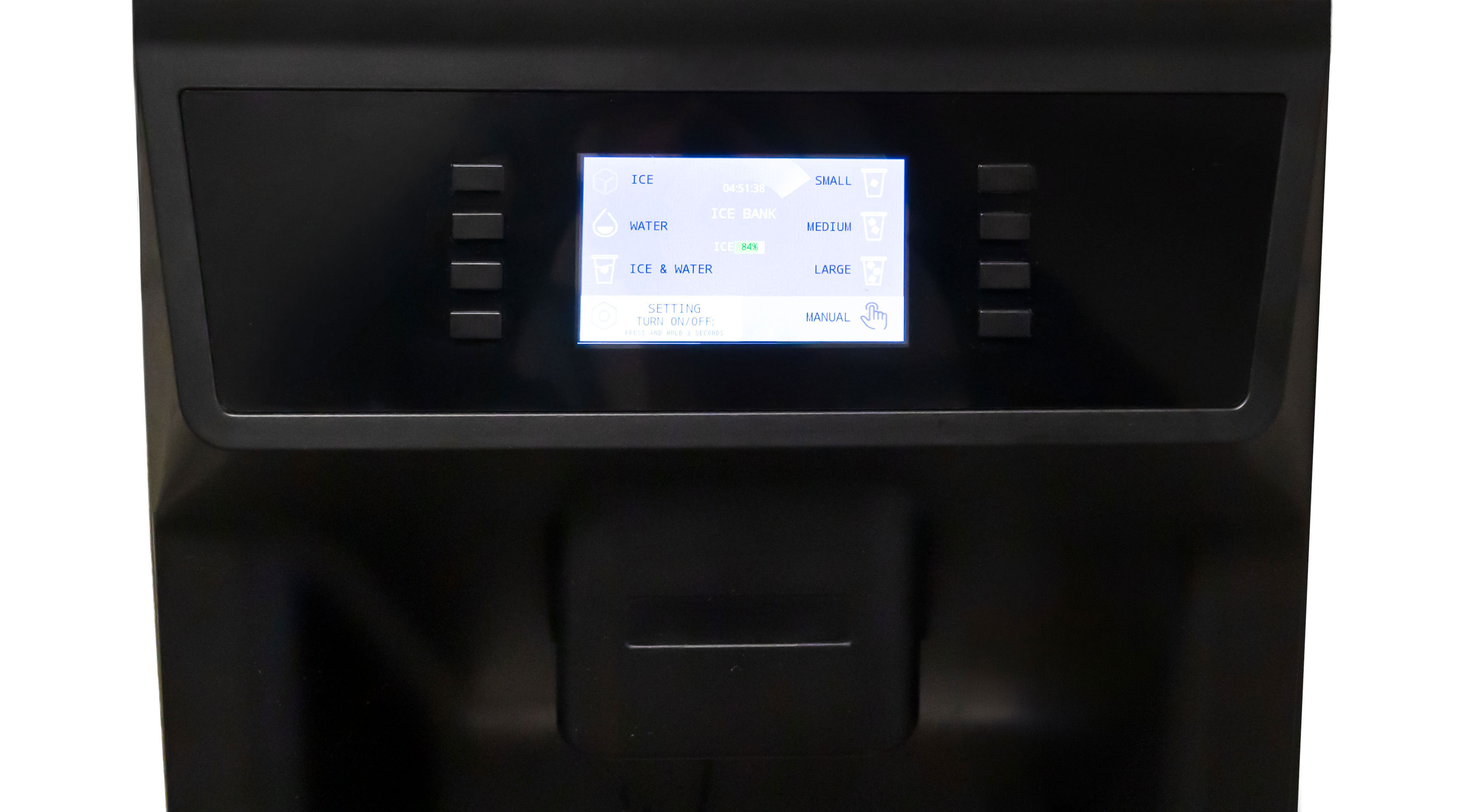 Ice Machine and Water Dispenser, Digital Control, 220 lb/Day