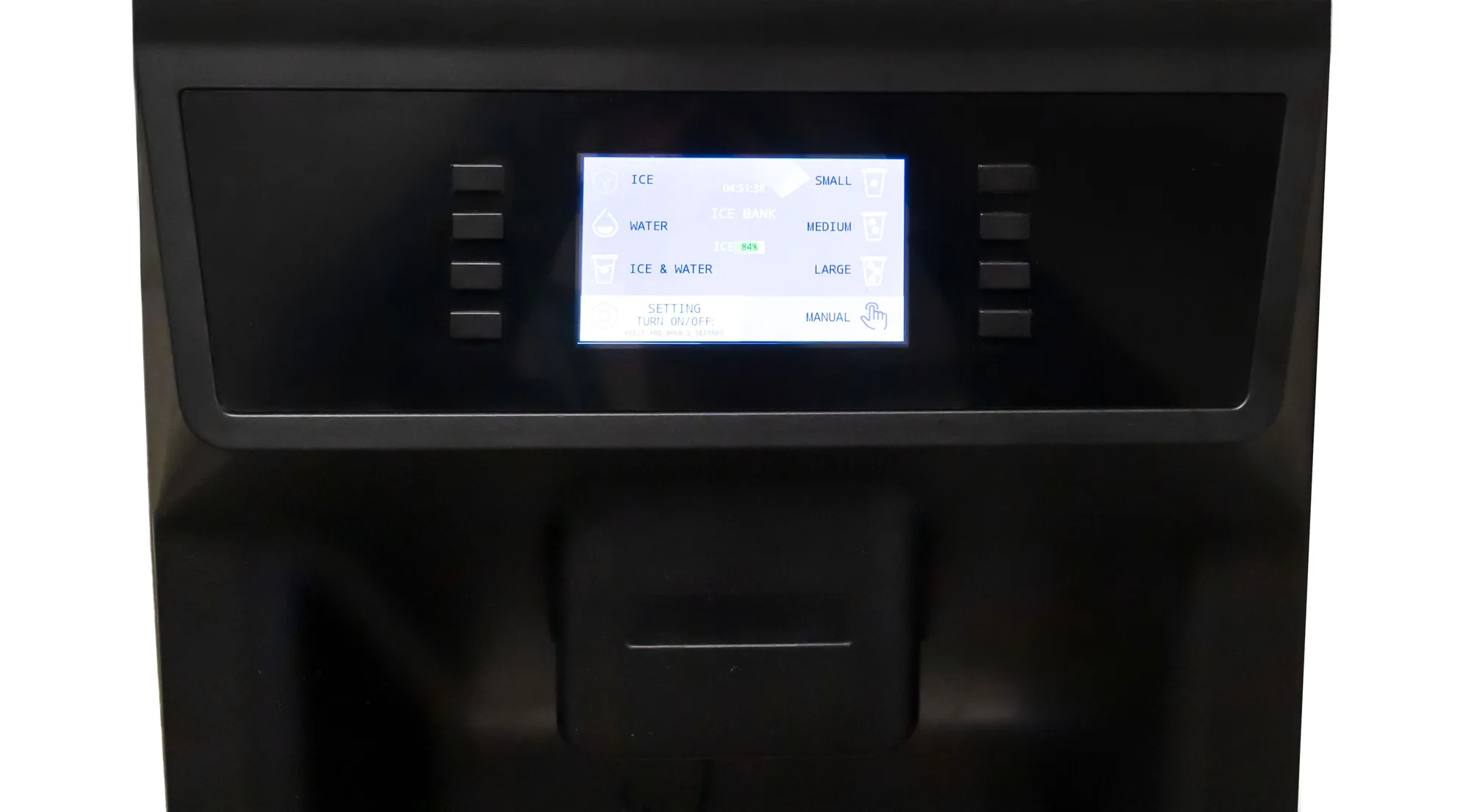Ice Machine and Water Dispenser, Digital Control, 220 lb/Day