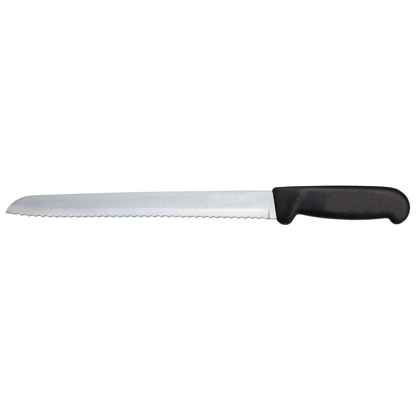 8" Slicer Narrow Blade Knife with Black Polypropylene Handle