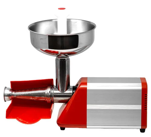 Light-Duty Electric Tomato Squeezer with Plastic Cover and 0.33 HP Motor