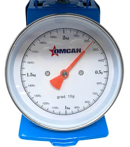 2 Kg. capacity Dial Spring Scale with Stainless Steel Plate