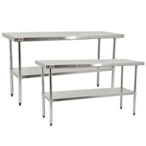 ELITE SERIES - STAINLESS STEEL WORKTABLES