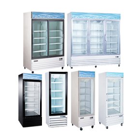 GLASS DOOR REFRIGERATORS