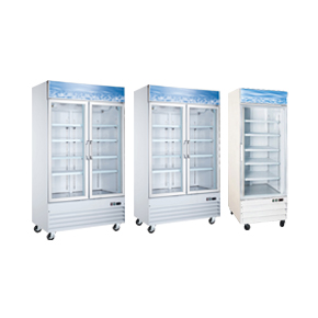 GLASS DOOR FREEZERS