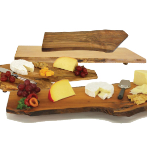 HARDWOOD SERVING TRAYS