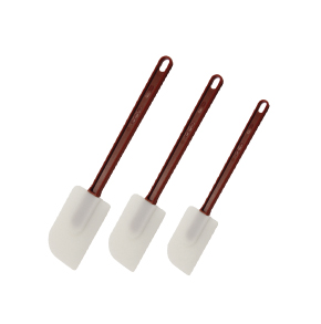 HIGH TEMPERATURE SILICONE HEAD SPATULAS