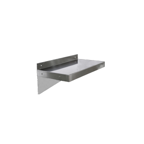 12-INCH DEPTH STAINLESS STEEL WALL SHELVES