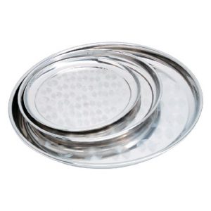 STAINLESS STEEL SERVING TRAYS