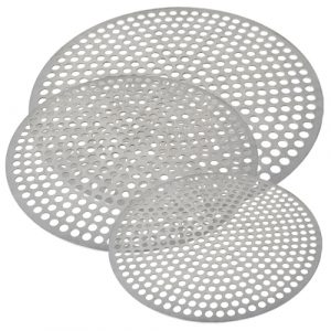 DISK PERFORATED ALUMINUM PIZZA SCREENS