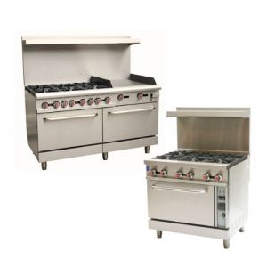 COMMERCIAL GAS RANGES